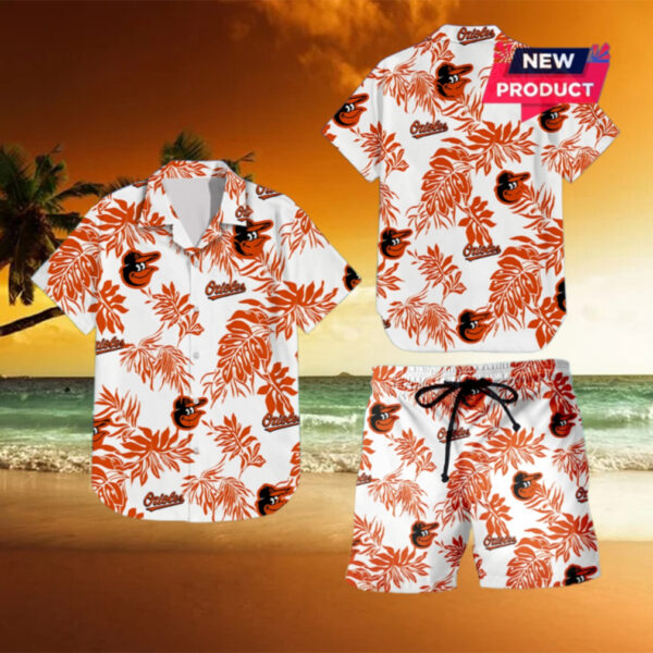 Baltimore Orioles Beach Outfit Hawaiian Shirt