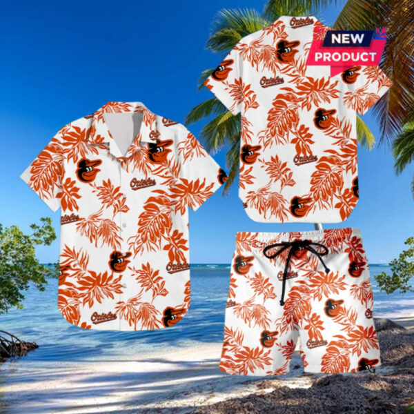 Baltimore Orioles Beach Outfit Hawaiian Shirt