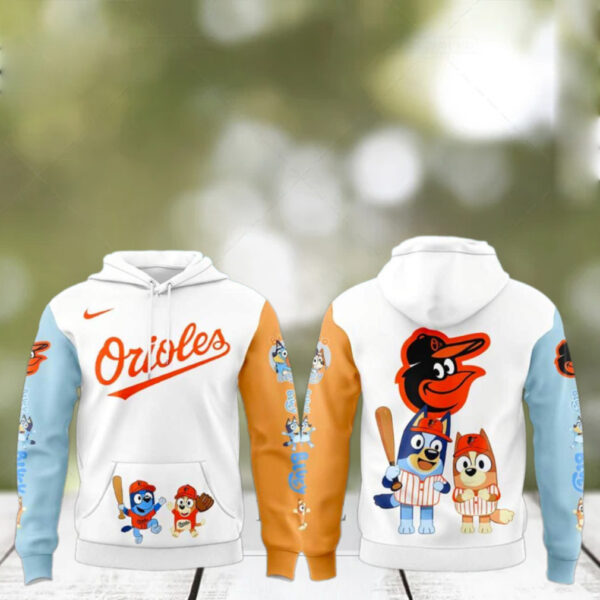 Baltimore Orioles Bluey and Bingo For Fans Beautiful Hoodie