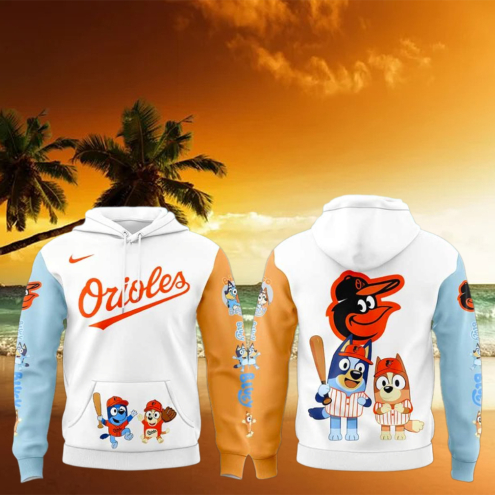 Baltimore Orioles Bluey and Bingo For Fans Beautiful Hoodie Baltimore Orioles Bluey and Bingo For Fans Beautiful Hoodie