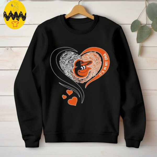 Baltimore Orioles It’s In My DNA Heart T Shirt