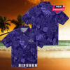 Baltimore Ravens Palm Motifs Hawaiian Shirt