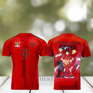 Bayern Munich x One Piece Limited Edition T Shirt Gifts For Fan Lovers