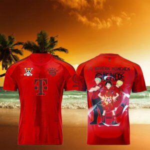 Bayern Munich x One Piece Limited Edition T Shirt Gifts For Fan Lovers