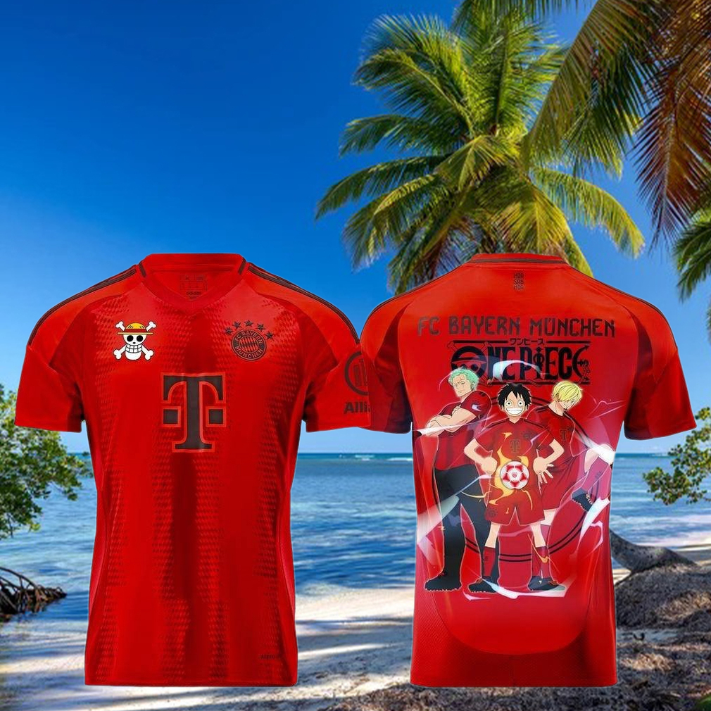 Bayern Munich x One Piece Limited Edition T Shirt Gifts For Fan Lovers Bayern Munich x One Piece Limited Edition T Shirt Gifts For Fan Lovers