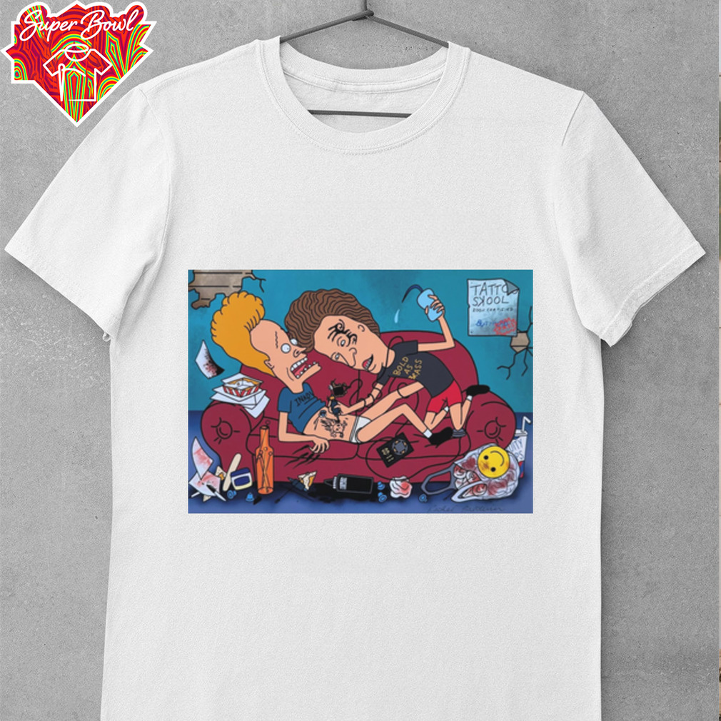 Beavis and Butt Head Tattoo Sxool Bold Ass Brass T Shirt Beavis and Butt Head Tattoo Sxool Bold Ass Brass T Shirt