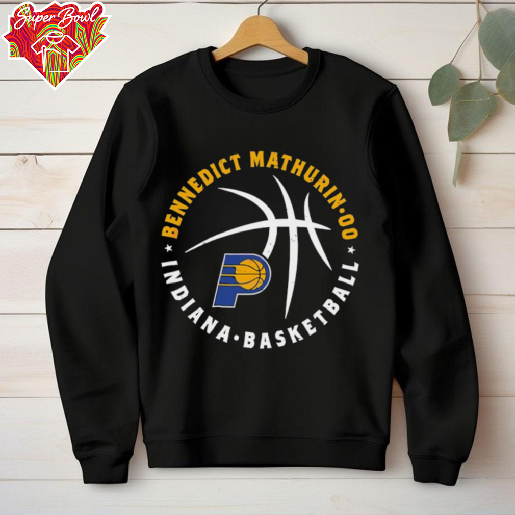 Bennedict Mathurin Indiana Pacers Basketball player ball shirt Bennedict Mathurin Indiana Pacers Basketball player ball shirt