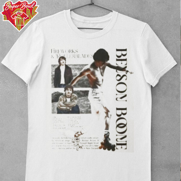 Benson Boone Fireworks World Tour 2025 T Shirt