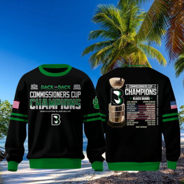 Binghamton Black Bears Commissioner’s Cup 2025 Champions Sweatshirt