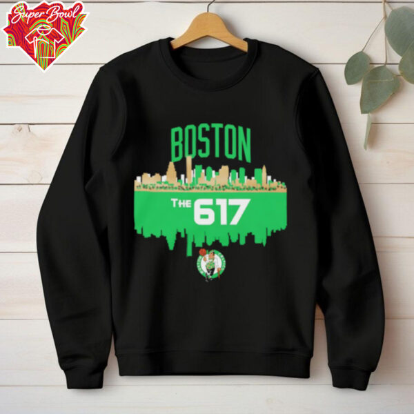Boston Celtics the 617 skyline shirt