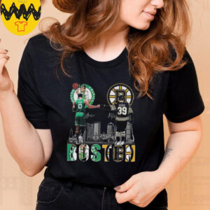 Boston Celtics x Boston Bruins Signatures T Shirt