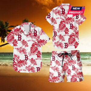 Boston Red Sox Beach Outfit Hawaiian Shirt