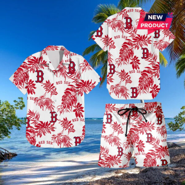Boston Red Sox Beach Outfit Hawaiian Shirt