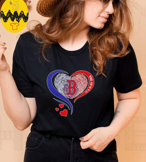 Boston Red Sox It’s In My DNA Heart T Shirt