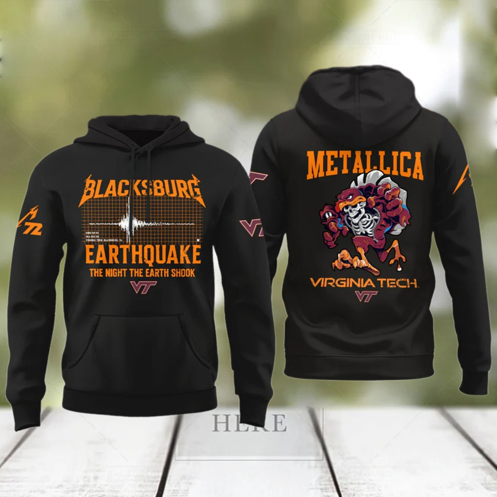 Breaking Virginia Tech Hokies Blacksburg Earthquake Hoodie Presents For Football Fans Breaking Virginia Tech Hokies Blacksburg Earthquake Hoodie Presents For Football Fans