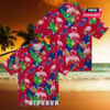 Buffalo Bills Hibiscus Blooms Hawaiian Shirt