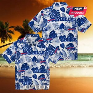 Buffalo Bills Tropical Plants Hawaiian Shirt