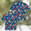 Buy LA Dodgers Blue Hawaiian Shirt   Palm Tree & Hibiscus Summer Fan Wear