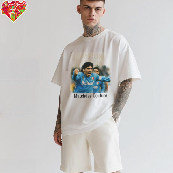 Campioni D’Italia Diego Maradona S.S.C. Napoli Matchday Couture shirt