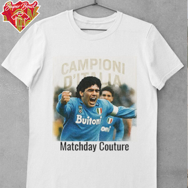 Campioni D’Italia Diego Maradona S.S.C. Napoli Matchday Couture shirt