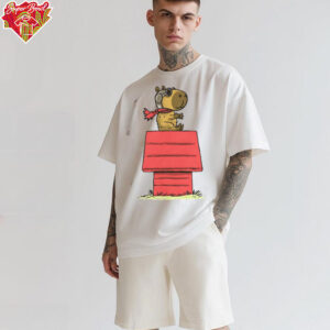 Capybara X Snoopy’s Red Baron Snoopybara shirt