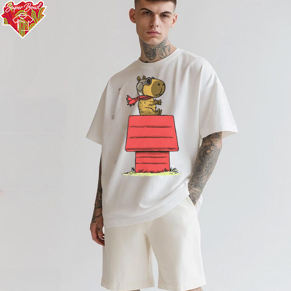 Capybara X Snoopy’s Red Baron Snoopybara shirt Capybara X Snoopy’s Red Baron Snoopybara shirt