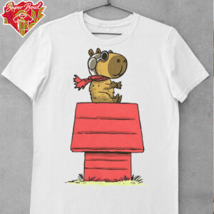 Capybara X Snoopy’s Red Baron Snoopybara shirt