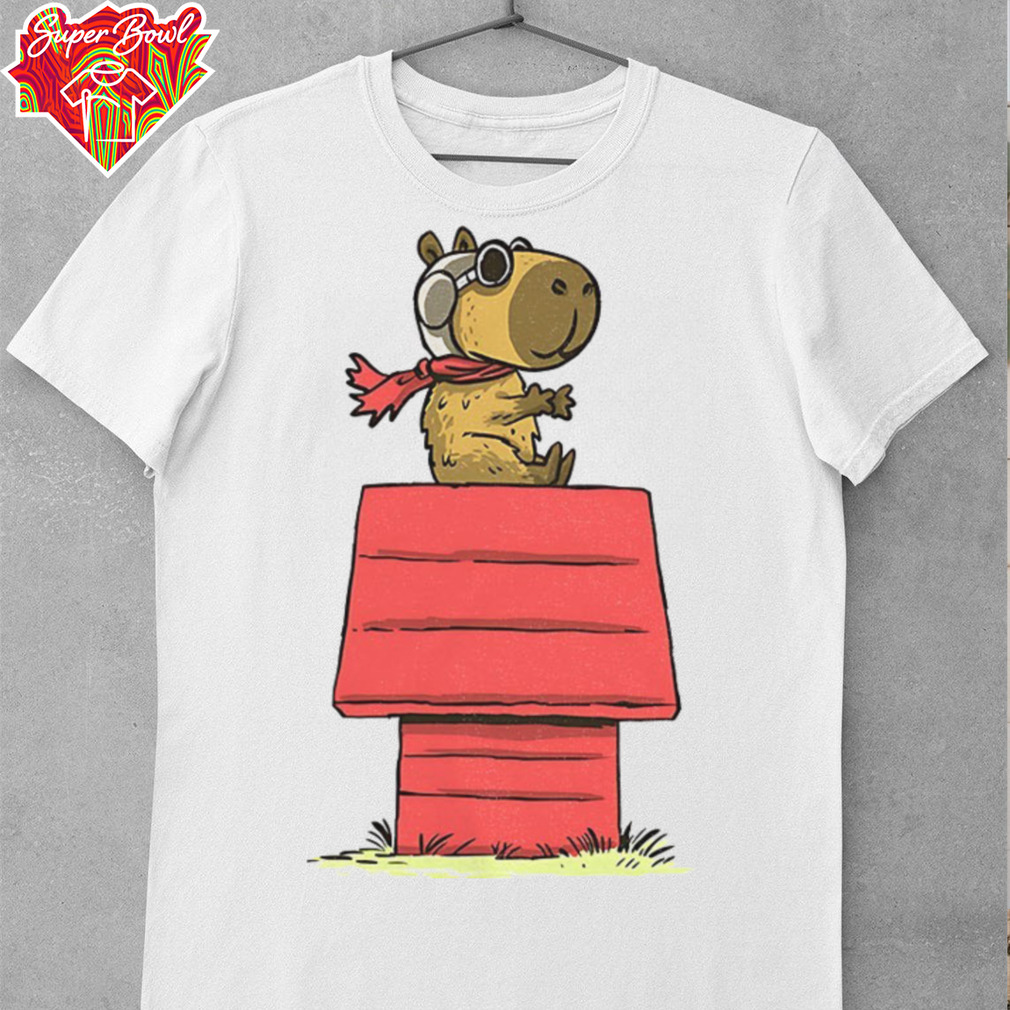 Capybara X Snoopy’s Red Baron Snoopybara shirt Capybara X Snoopy’s Red Baron Snoopybara shirt
