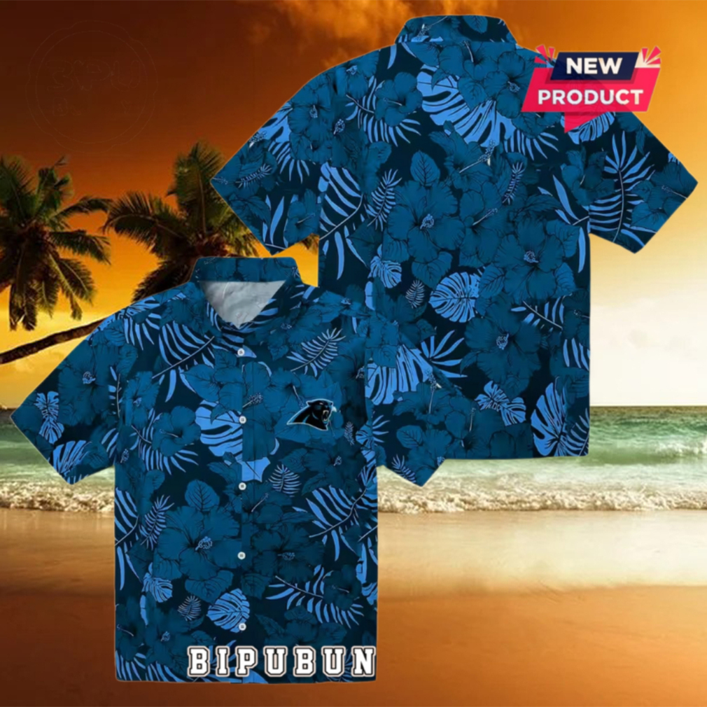 Carolina Panthers Jungle Vibes Hawaiian Shirt Carolina Panthers Jungle Vibes Hawaiian Shirt