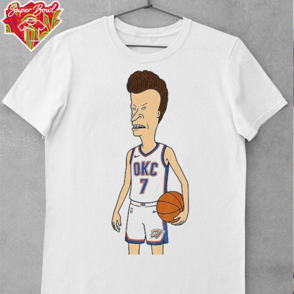 Chet Holmgren Beavis #7 OKC Thunder shirt