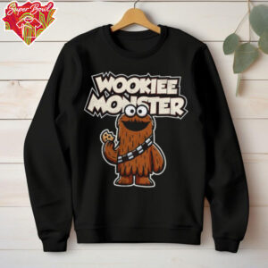 Chewbacca and Cookie Monster Wookiee Monster mashup shirt