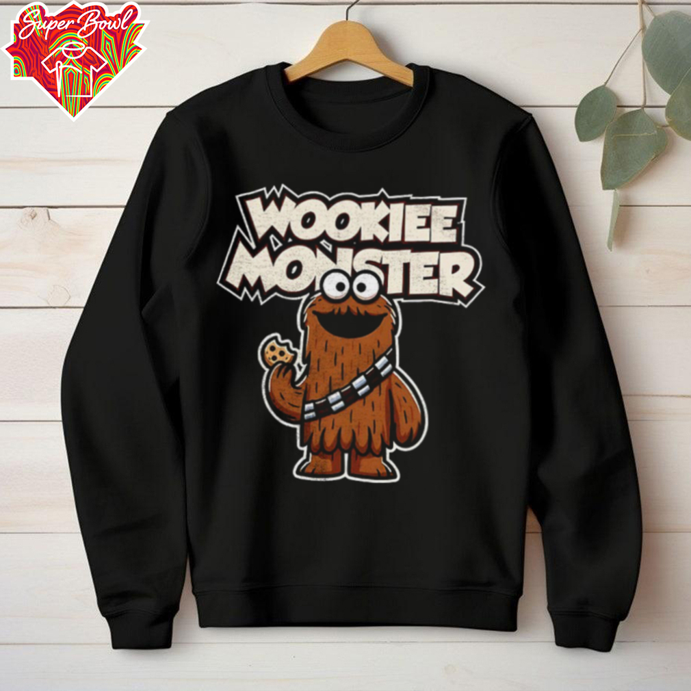 Chewbacca and Cookie Monster Wookiee Monster mashup shirt Chewbacca and Cookie Monster Wookiee Monster mashup shirt