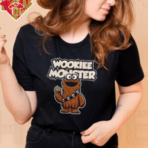 Chewbacca and Cookie Monster Wookiee Monster mashup shirt