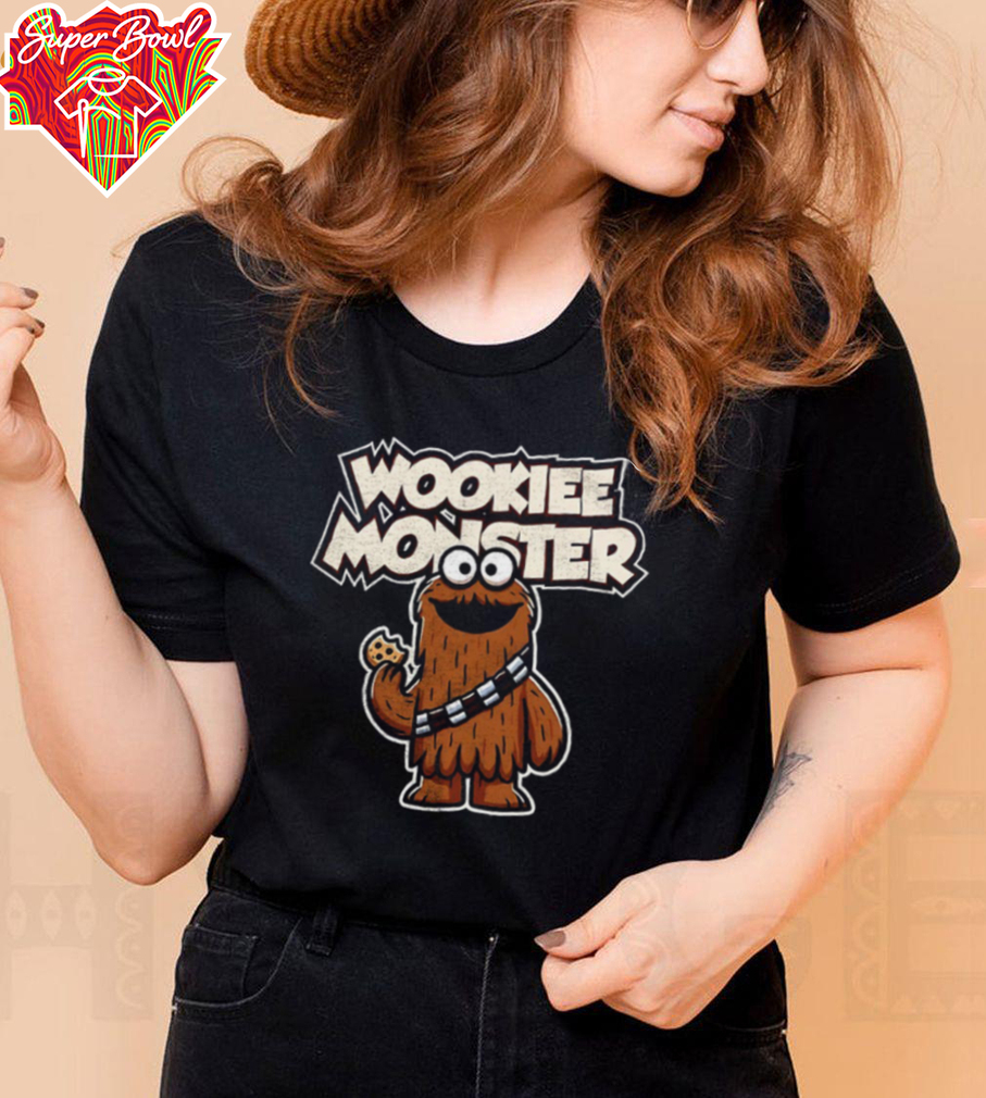 Chewbacca and Cookie Monster Wookiee Monster mashup shirt Chewbacca and Cookie Monster Wookiee Monster mashup shirt