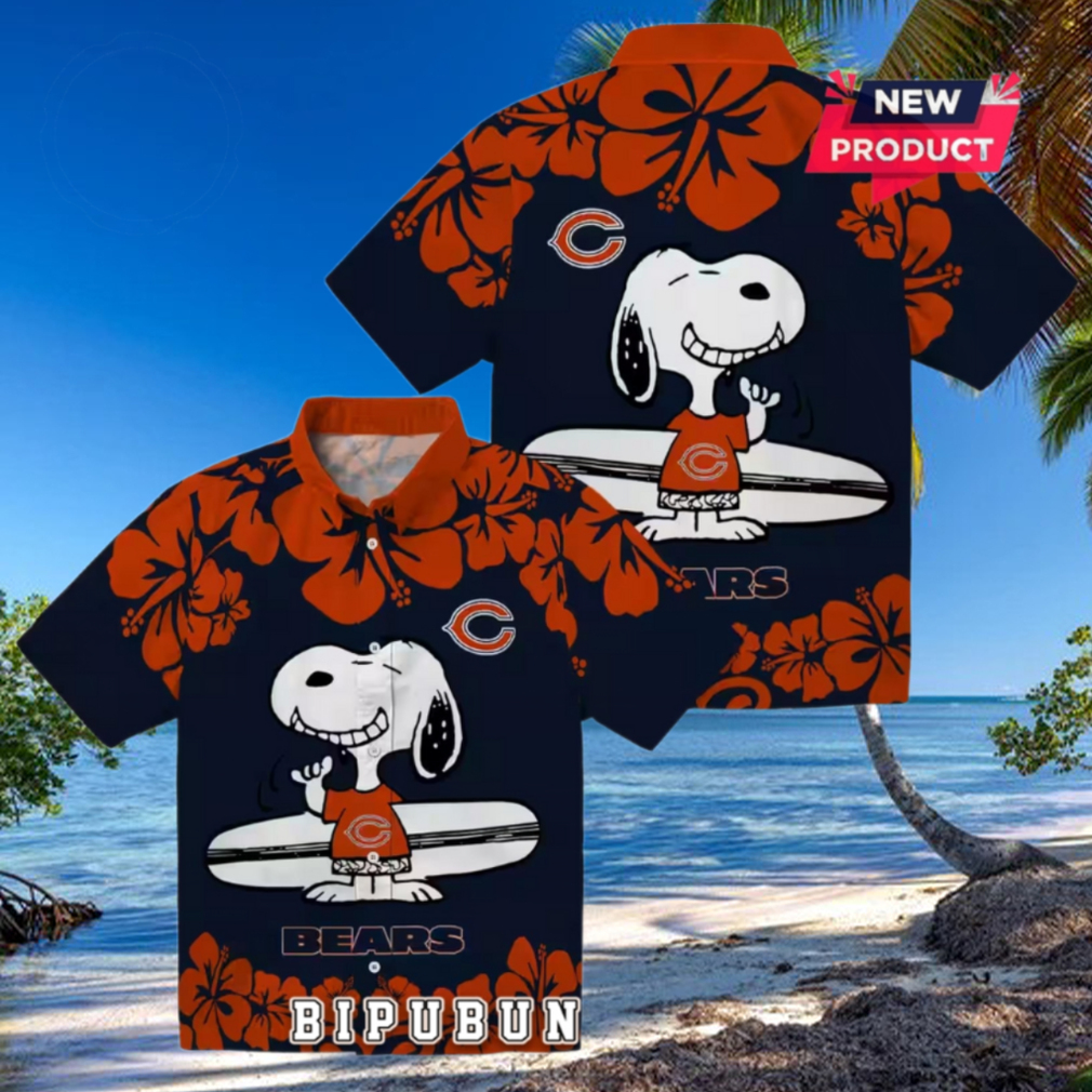 Chicago Bears Snoopy Surf Hawaiian Shirt Chicago Bears Snoopy Surf Hawaiian Shirt