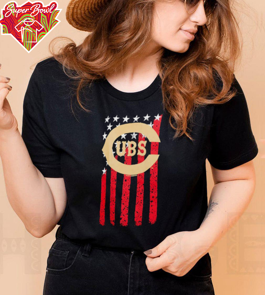 Chicago Cubs Baseball USA flag shirt Chicago Cubs Baseball USA flag shirt