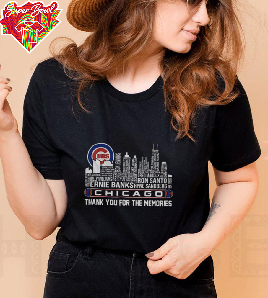 Chicago Cubs City Skyline Thank You For The Memories shirt Chicago Cubs City Skyline Thank You For The Memories shirt