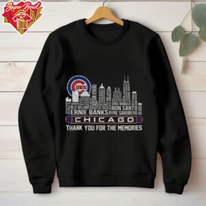 Chicago Cubs City Skyline Thank You For The Memories shirt
