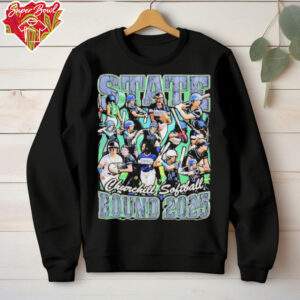 Churchill Softball 2025 States Bound graphic shirt