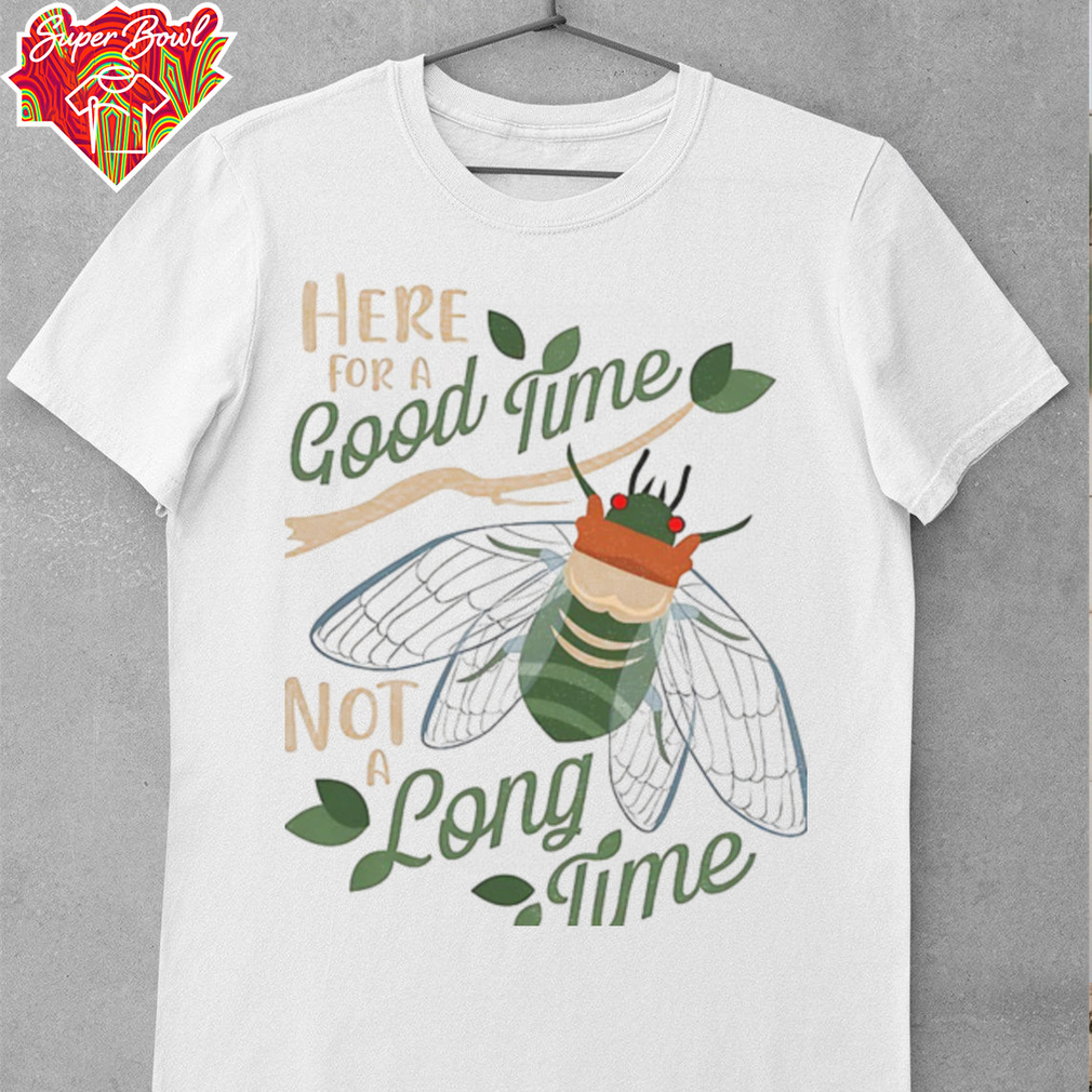 Cicadas here for a good time not a long time shirt Cicadas here for a good time not a long time shirt