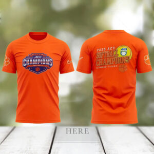 Clemson Softball ACC Champions 2025 T Shirt