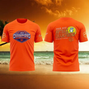 Clemson Softball ACC Champions 2025 T Shirt