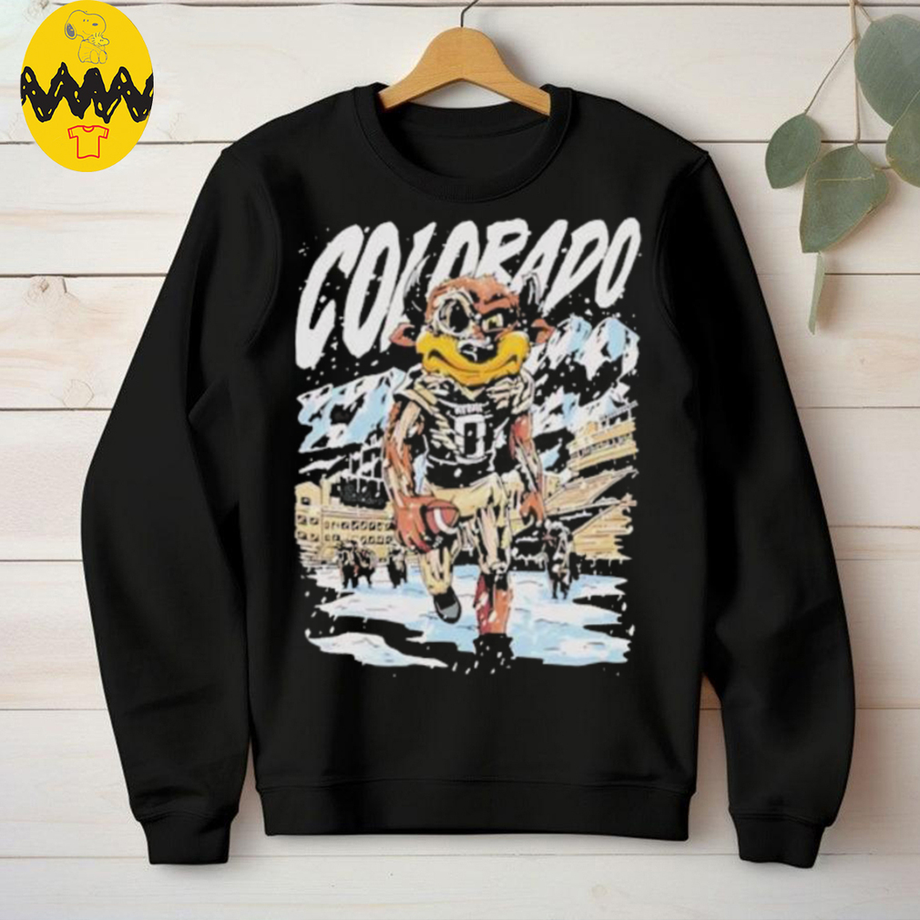 Colorado Buffaloes Football Graphic Mascot T Shirt Colorado Buffaloes Football Graphic Mascot T Shirt