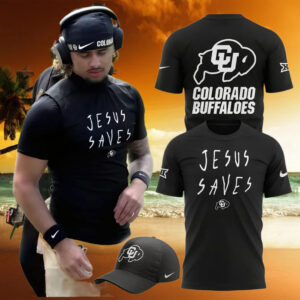 Colorado Buffaloes Jesus Saves Black Nike T Shirt Unique Gifts For Husband