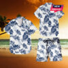 Custom Carolina Panthers Sunset Pattern Hawaiian Shirt