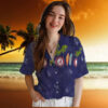 Colorado Buffaloes Palm Horizon Gold Hawaiian Shirt