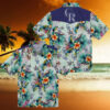 Dallas Cowboys Palm Horizon Blue Hawaiian Shirt