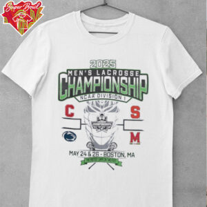 Cornell Penn State Syracuse Maryland NCAA DI Men’s Lacrosse Championship 2025 the fastest game on two feet shirt