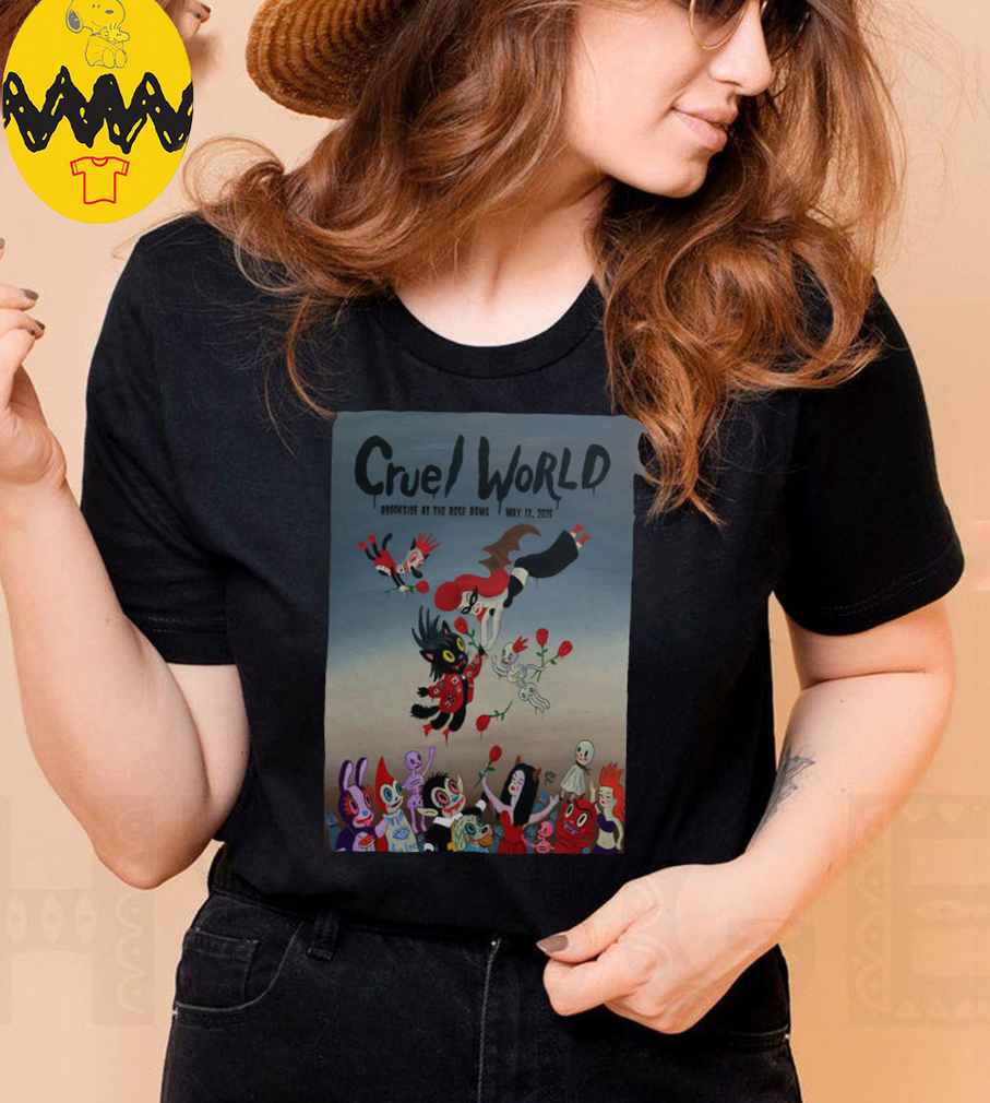 Cruel World Brookside Golf Course Pasadena CA May 17 2025 Tour Shirt Cruel World Brookside Golf Course Pasadena CA May 17 2025 Tour Shirt
