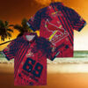 Custom Team Red St. Louis Cardinals Hawaiian Shirt   MLB Star Stripes Design for Summer Parties